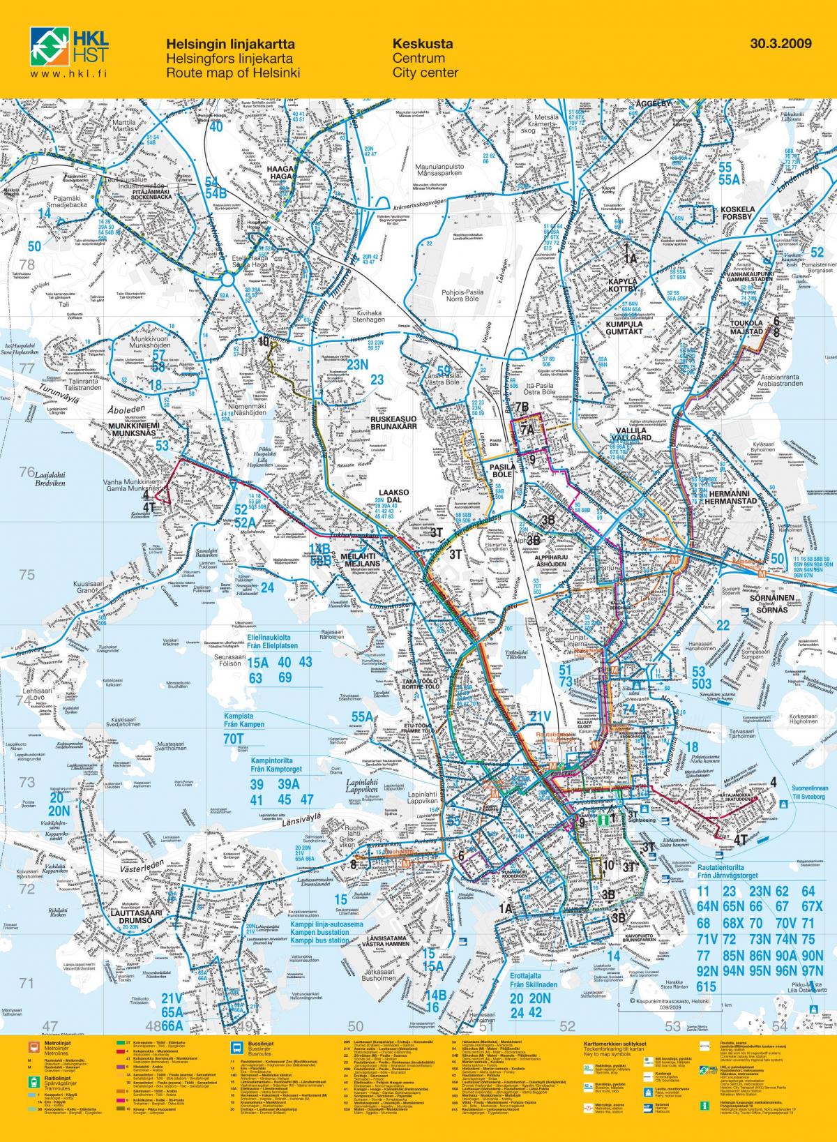 Карта автовокзала Хельсинки